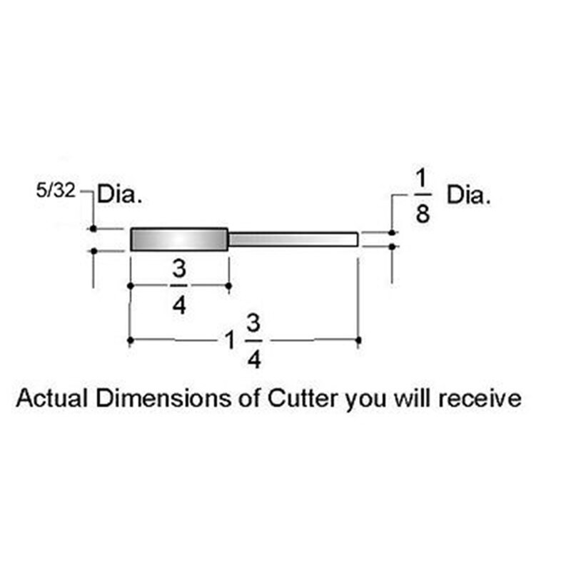 Chainsaw Chain Sharpener Bits Diamond File 5 Pack 5/32" Replace Sharpening Tool