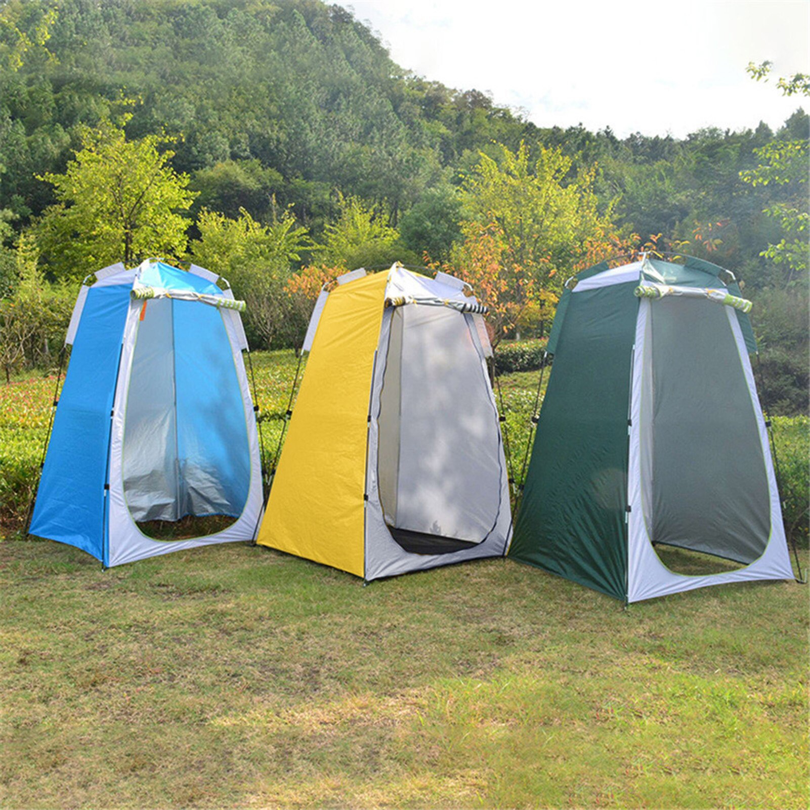Portable Camping Beach Shower Changing Room Shelter Tent Waterproof Outdoor Tent Camping Beach Shower Changing Room Shelter Tent
