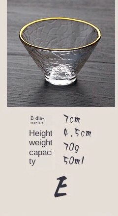 Nordisk tegning måke hamret varmebestandig glass restaurant restaurant hjemme whisky vodka glass japansk skyld kopp te kopp: E