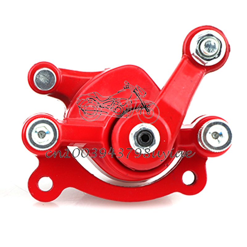 Främre bakre skivbromsbelägg för 43cc 47cc 49cc mini moto barn atv fyrhjuling mini moto pit dirt pocket bike bensin scooter delar: Himmelsblå