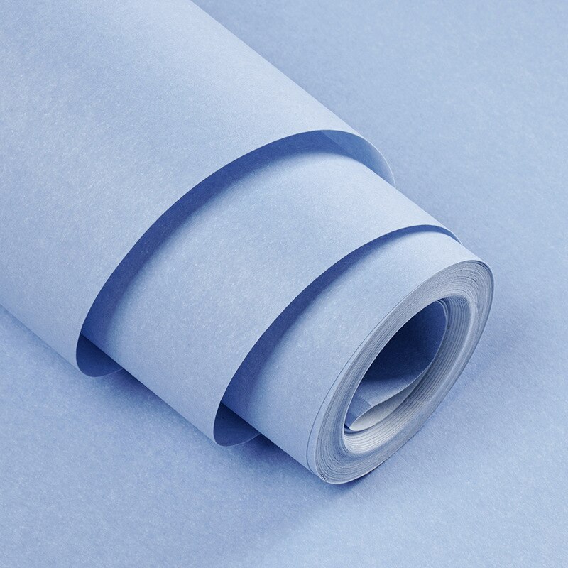 Pure Kleur Behang Woonkamer Slaapkamer Nordic Blauw Jongen Behang Non-Woven Vliesbehang Home Improvement Behang: b