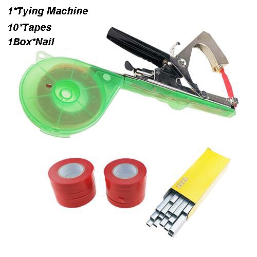 Garden Tools Plant Tying Tape tool Tapener Machine Branch Hand Tying Machine Tape tool Tapener Packing Vegetable Stem Strapping: Set 1