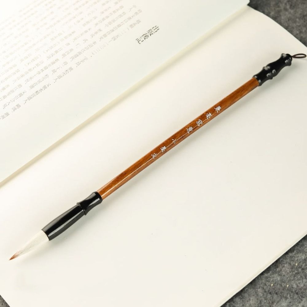 Pincel de caligrafía tradicional china, pintura al óleo, pelo de Lobo, escritura de escritura, madera, arte de alta gama, estudiante: Negro