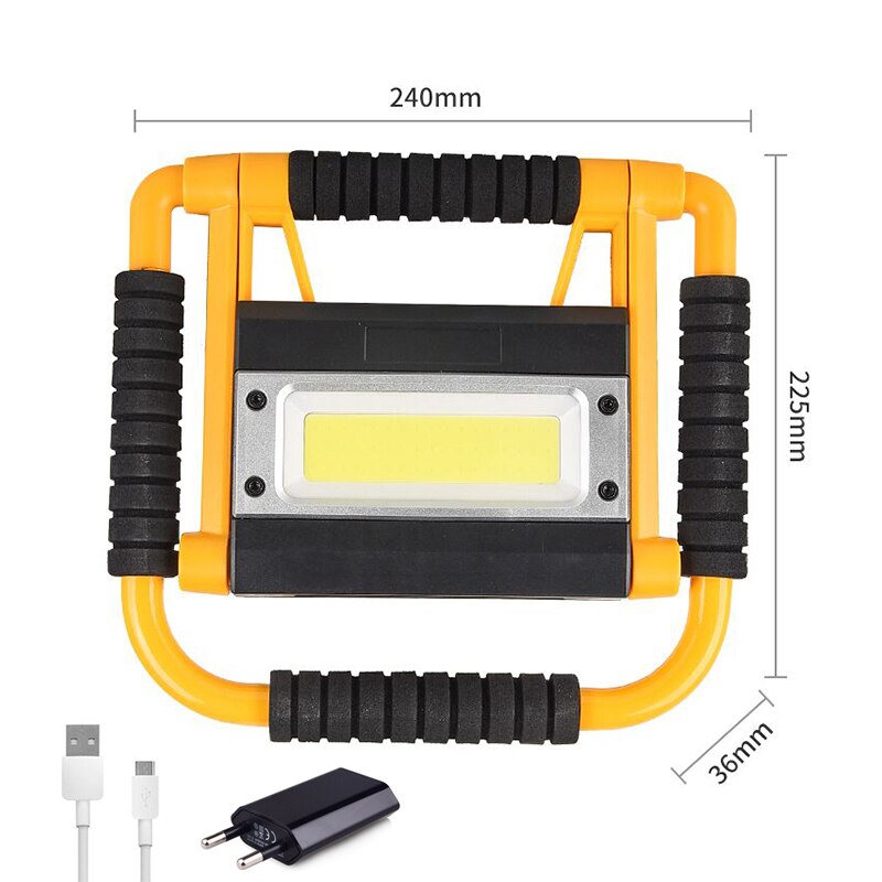 Multifunctional Work Light 360° Free Rotation High-Power Camping Lantern Built-in 5500mAh Battery USB Work Lamp Searchlight: Package B