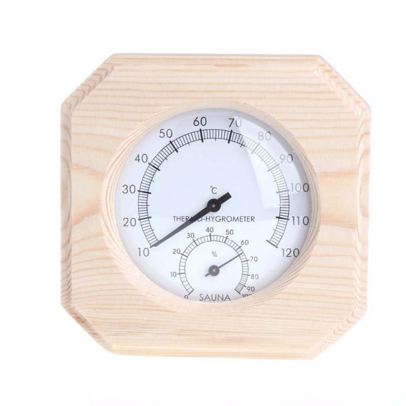 Badstue tre termometer hygrometer hygrotermograf temperatur instrument