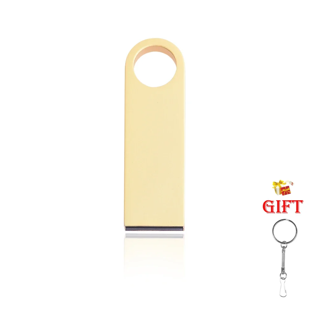 Mini usb-minnen i metall med verklig kapacitet, 128gb st, usb-minnen med hög hastighet , 64gb st, vattentäta usb-minnen i färg, usb-minnen, 32gb st , 16gb 4gb: Guld- / 50gb