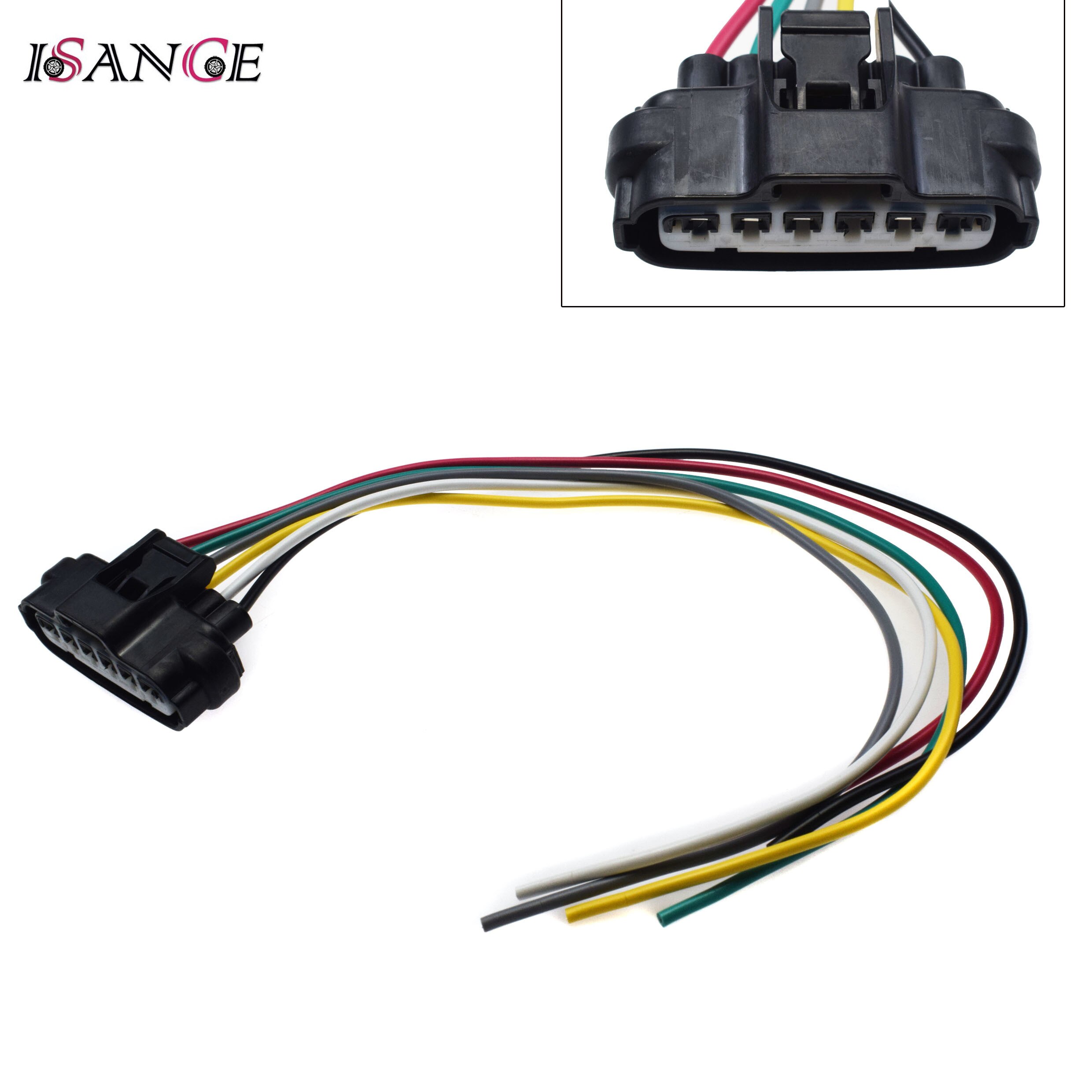 Voor Toyota Lexus Scion Mitsubishi Honda Acura Afm Tps Throttle Body Sensor Bedrading Connector Plug Harness Pigtail 6 Manier Draden