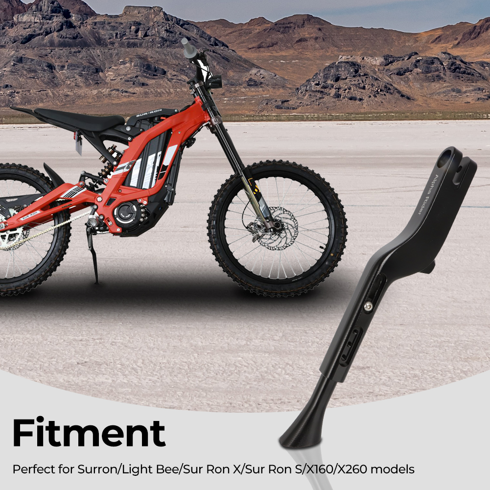 Soporte de motocicleta para Surron Light Bee sur-ron Sur Ron X S X160 X260 soporte lateral ajustable para pierna de soporte de bicicleta eléctrica de cross