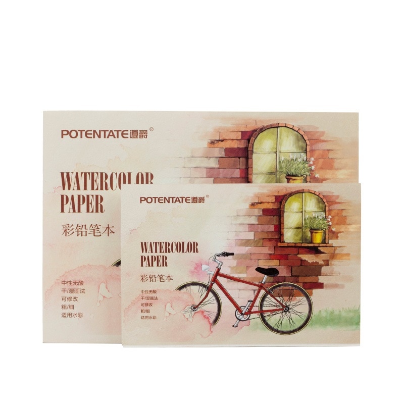 12Sheets Watercolor Paper Sketch Book Set A5 A6 Drawing Painting Pad Colored Pencil Book School Student Art Supplies