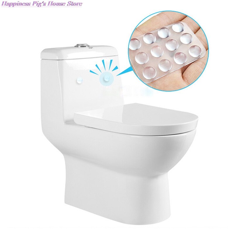 24 Stks/set Transparante Anti Slip Siliconen Schokdemper Zachte Kussen Voor Closestool Meubels Accessoires