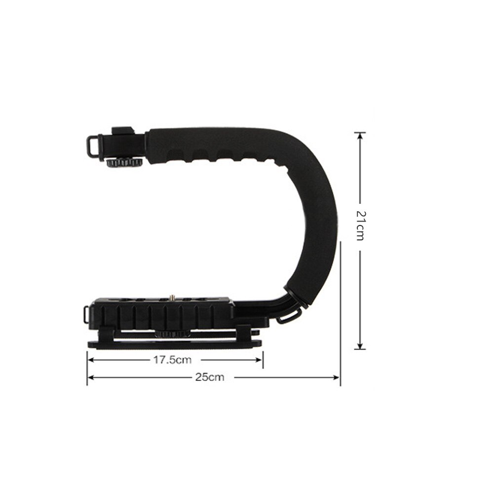 Holder Stabilizer Practical Handheld Video Handle Camcorder DV C Shaped Grip Rig Support Steadicam Flash Bracket Home Camera