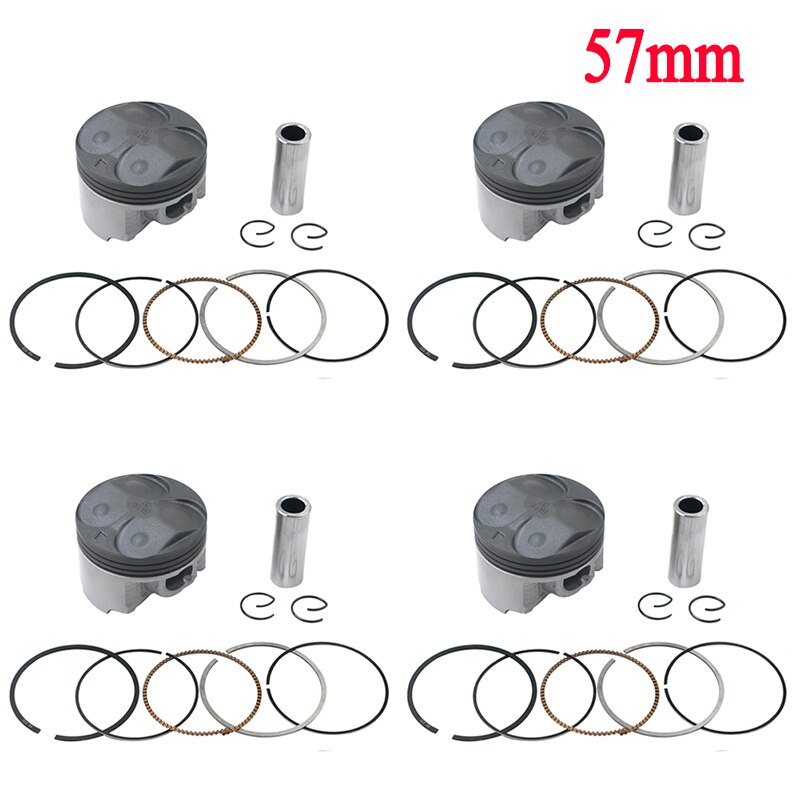 Kit de pistón y anillos para motocicleta YAMAHA FZR400RR SP 3TJ FZ400 4YR 3TJ-11631-00-00 STD ~ + 100 56mm 56,25mm 56,50mm 56,75mm 57mm