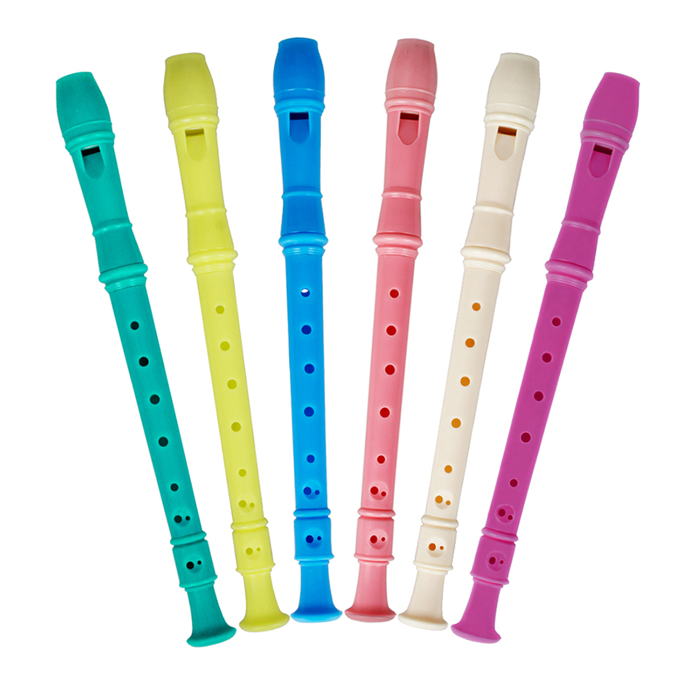 8-otworowy klarnet długi flet J32 ABS pionowy flet instrument muzyczny edukacja muzyczna z patyczkiem robić czyszczenia dla dzieci początkujące