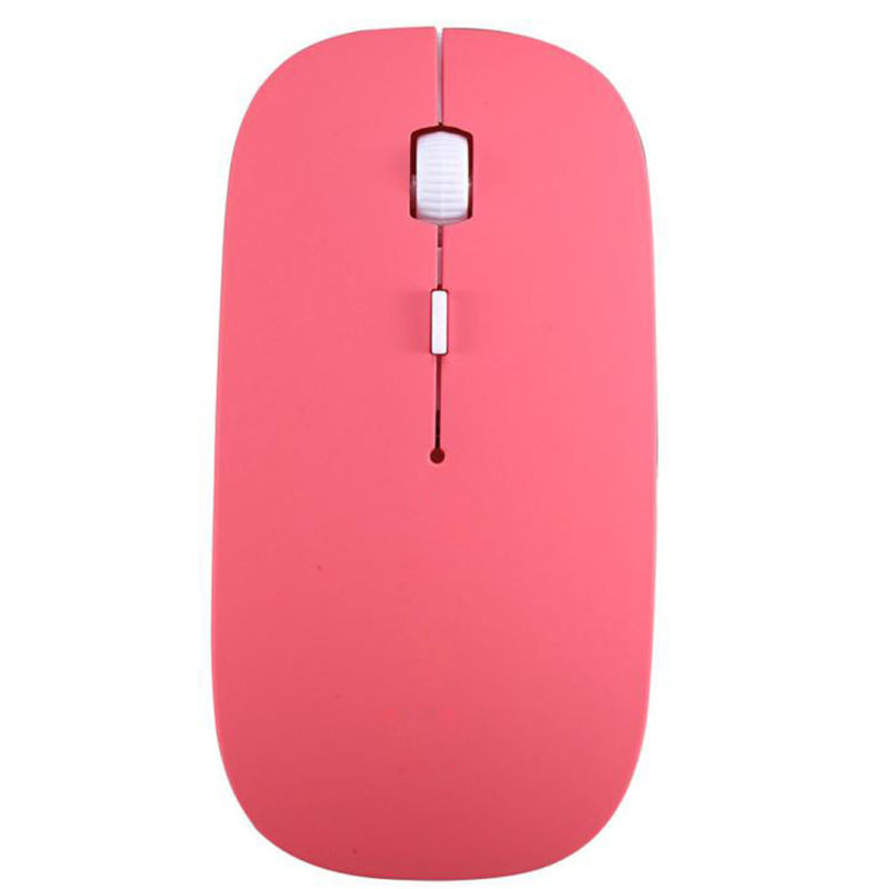 USB Wireless Mouse Computer Mouse 4 Button 2400 DPI 4 Button Optical USB Wireless Gaming Mouse Mice For PC Laptop: Pink