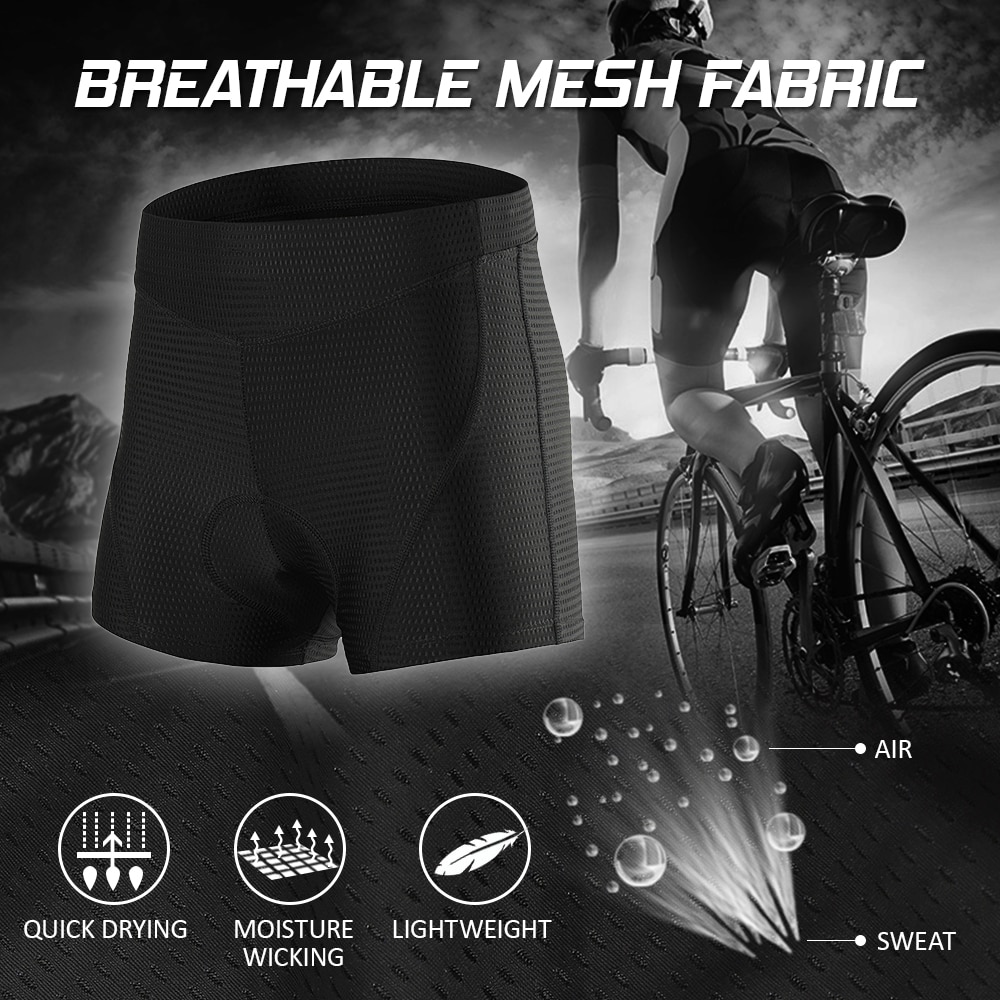 Lixada fietsbroek heren fietsondergoed 3d gevoerde mtb fiets mtb shorts fietsen fietsondergoed shorts