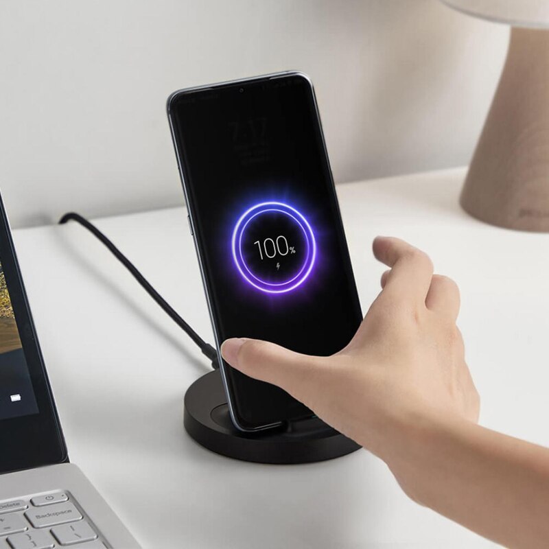 Xiaomi vertikales kabelloses ladegerät 20w max blitzladung qi-kompatibel mehrere sichere ständer horizontal für  mi 9 (20w)  mix 2s