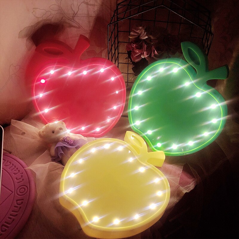 LED apple shape lamp ins decorative lamp small night light