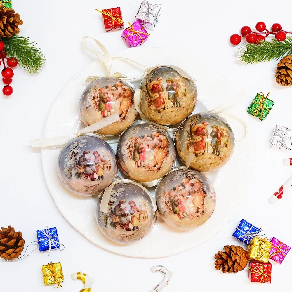 Weihnachtskugeln, Weihnachtsanhänger, Baumschmuck, mehrfarbige Kugeln, Zuhause, Party, Dekorationen, Set, Navidad, Weihnachtsdekoration, Kugeln