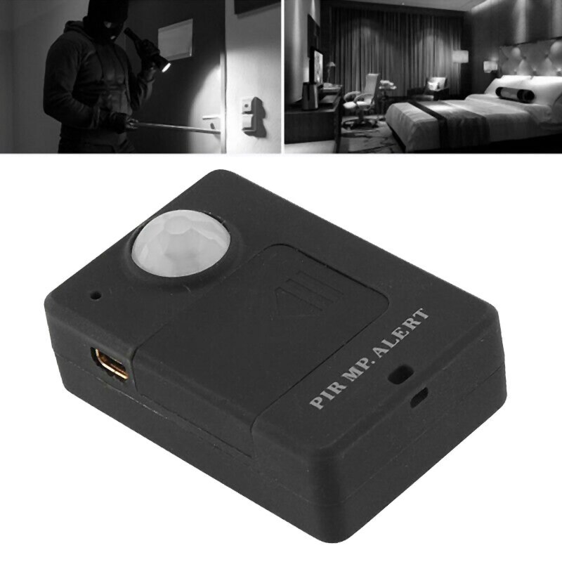 Mini Pir Motion Sensor Draadloze Infrarood Gsm Alarm Monitor Motion Detector Detectie Thuis Anti-Diefstal Systeem Eu Plug Plug