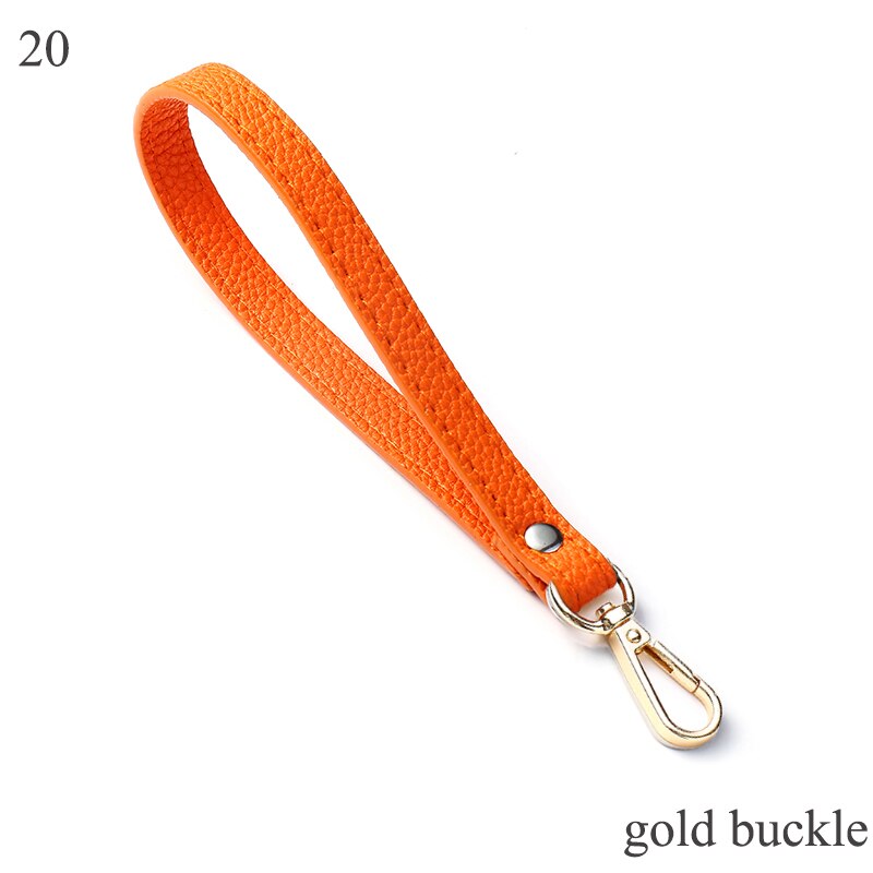Alle-Match Clutch Bag Strap Portemonnee Riem Vrouwen Pols Zak Riem Effen Kleur Vrouwen Eenvoudige Handvat Purse Bag Riem vervanging: 20