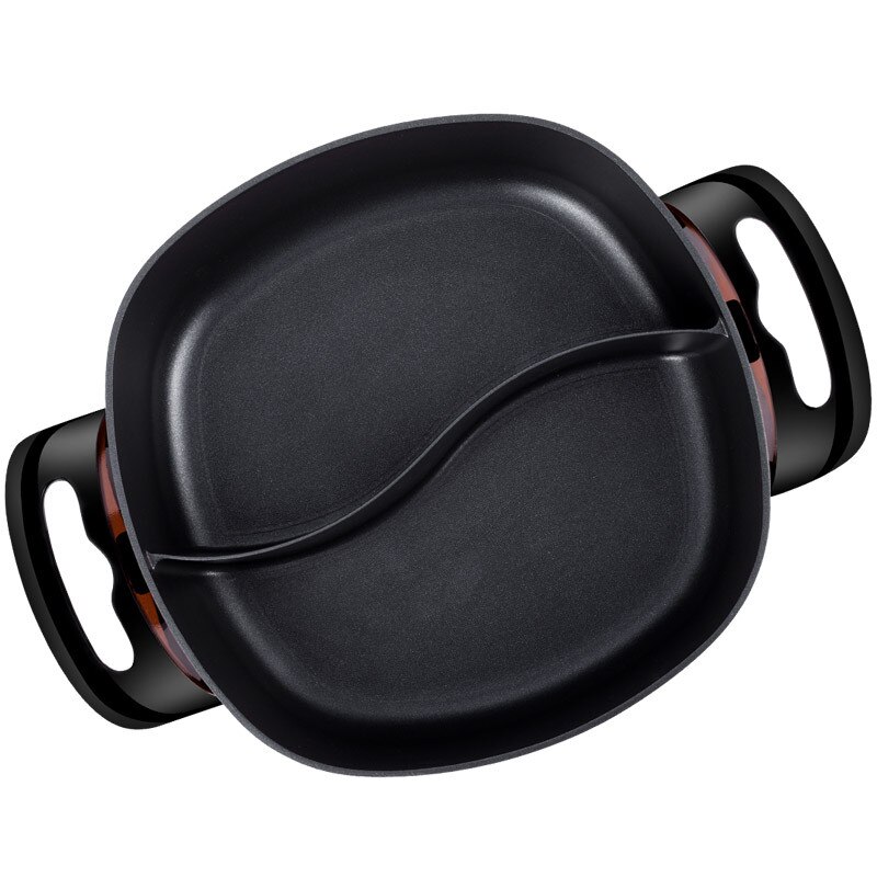 1600W orange large power electric multi function cooker fry hotpot stew electric skillet