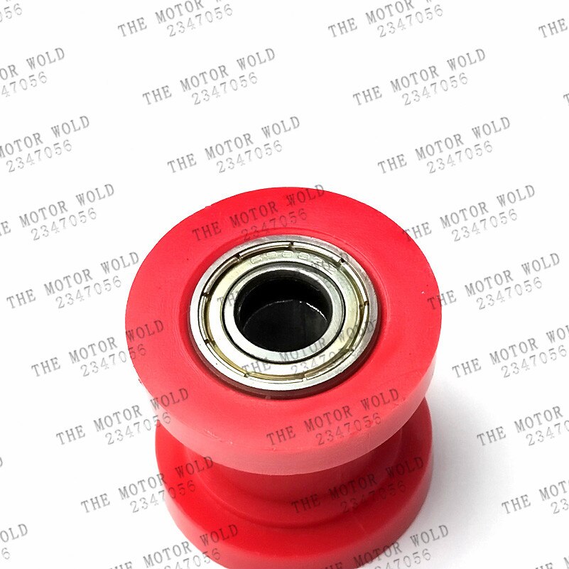 7 colors Motorcycle motorbike 10mm Chain Roller Tensioner Pulley wheel guide 125 XR CRF 50 KLX110 Thumpstar: pink