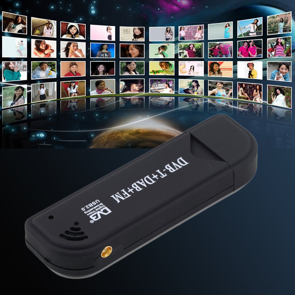 Super digital rtl 2832u+r820t tv mottaker mottaker med antenne for pc for laptop support sdr
