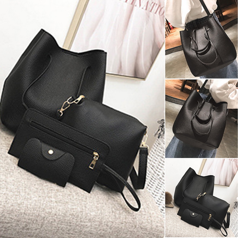 4 pièces sac à bandoulière femmes concepteur de luxe sacs à main femmes sacs prune Bow doux messager sac à bandoulière pour les femmes