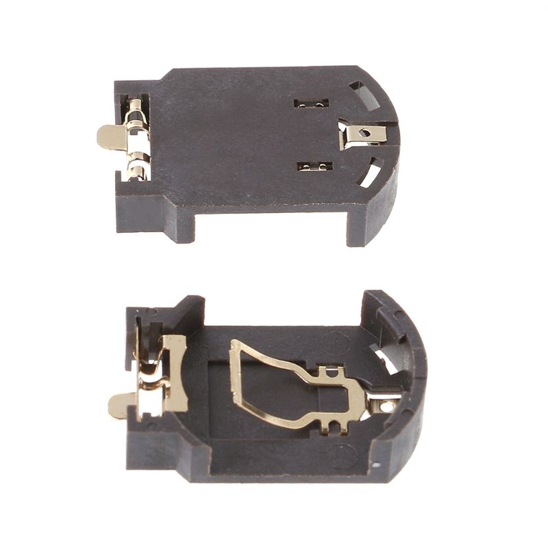 20 stk plasthus  cr2032 smd knapcelle batteri fatning holder fatning kuffert