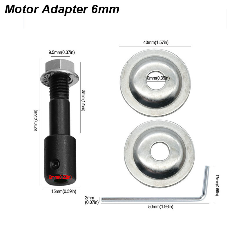 Motorwelle Dorn Kupplung Verlängerung Hülse Spindel Paar Spannfutter Adapter konvertieren Banken chl eifer Verlängerung stange polieren Rad rotierend: Bronze-