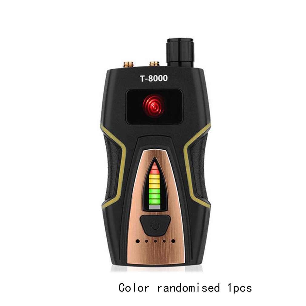 T8000 Anti Spy Anti Camera Detector RF Bug Detector Wireless Signal Scanner Alarm Security Motion Vibration Sensor LESHP