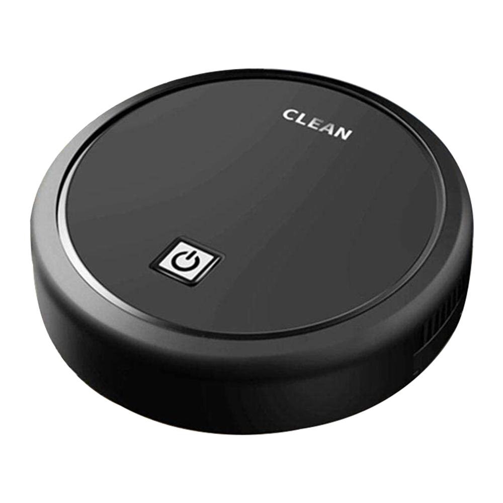 Robot Vacuum Cleaner Sweep Brooms Dustpans Automatic Floor Sweeping Vacuum Cleaner for Floor Home Cleaner Machine: Black
