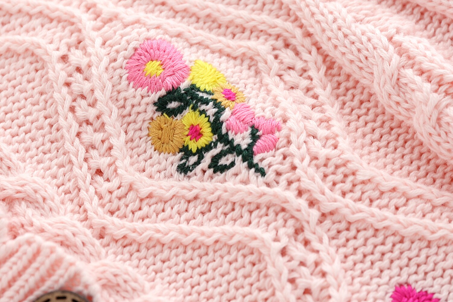 FOCUSNORM 0-24M Autunno infantile di Inverno Del bambino Dei Ragazzi Delle Ragazze corpo E Pagliaccetti Cappello 2pz Fiori A Maniche Lunghe Monopetto maglione maglia Tute E Tute Da Palestra