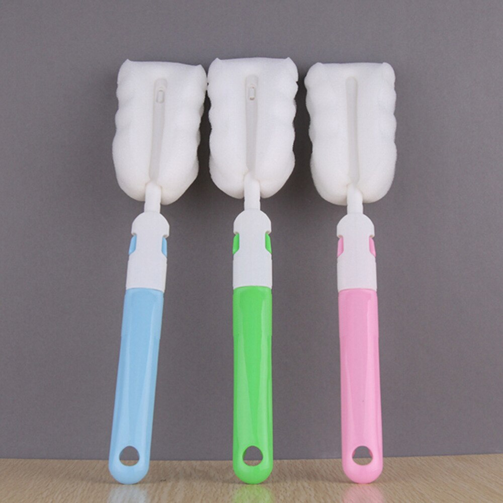 1 pz spugna biberon latte spazzola capezzolo pulizia tazza Scrubber spazzole di lavaggio strumento di pulizia della cucina accessori per bambini
