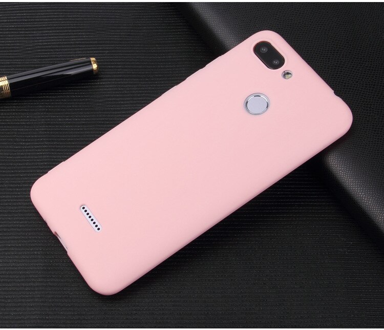 For Xiaomi Redmi 6 6A Case TPU Soft Silicon All inclusive Protector Back Cover Case For Xiaomi Redmi 6A Silicon Case: Redmi 6 / Pink