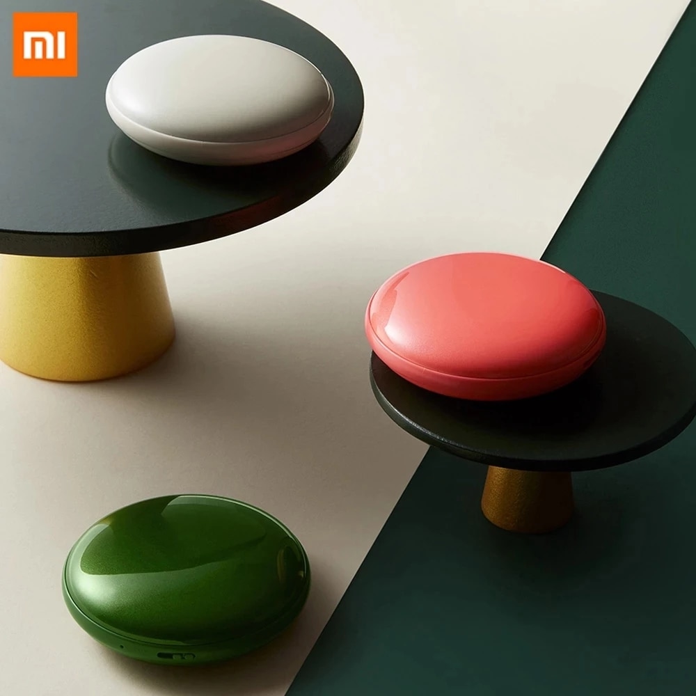 Xiaomi-calentador de manos eléctrico recargable por USB, Mini calentador de bolsillo de larga duración para viaje, para casa inteligente