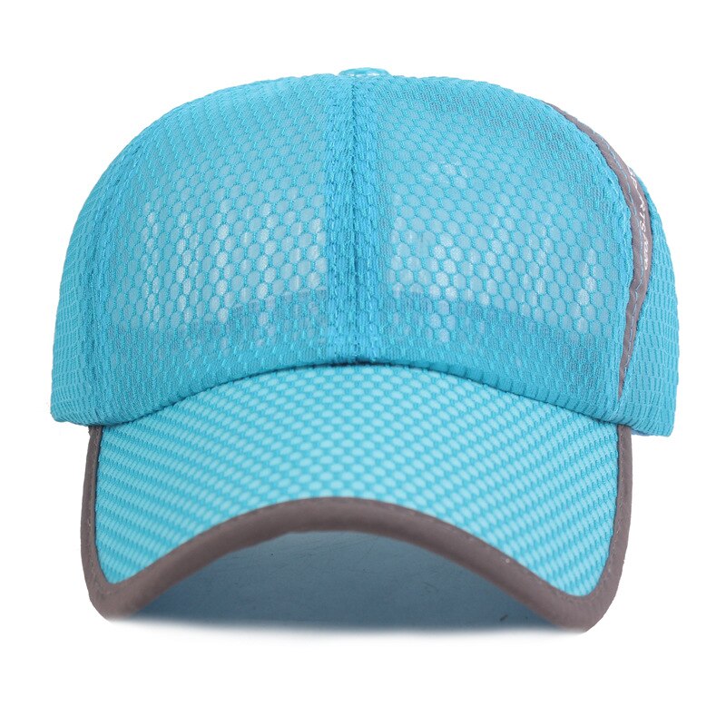 Sommar solskyddsmedel basebollkeps andas mesh hatt para hombre män keps sport hattar kvinna motorhuv snabbtorkande platt topp kepsar unisex