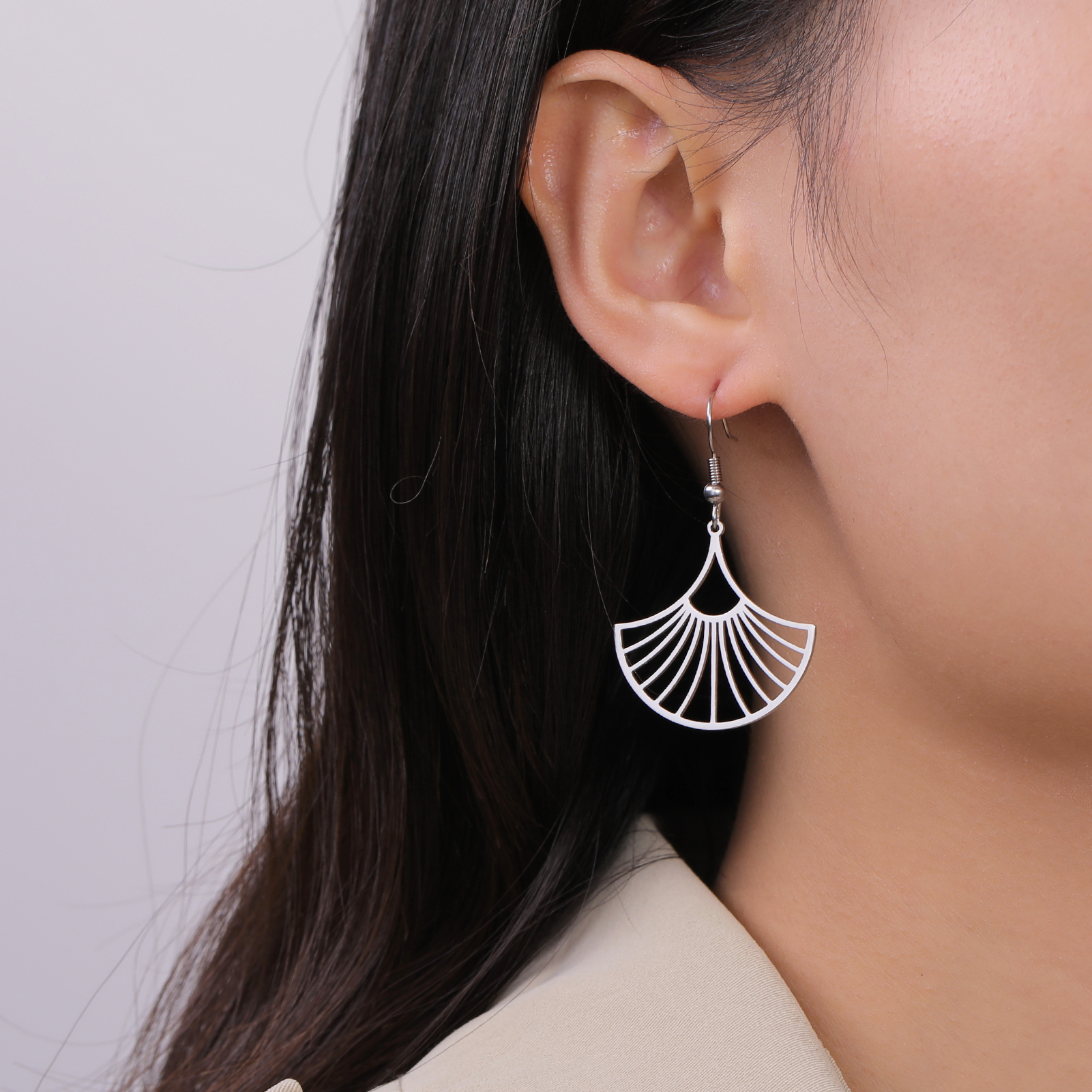 Cazador Orecchini pendenti in filigrana bohéaspetto Orecchini pendenti etnici con fiori in acciaio inossidabile per gioielli da donna Regalo di san Valentino tutto'ingrosso