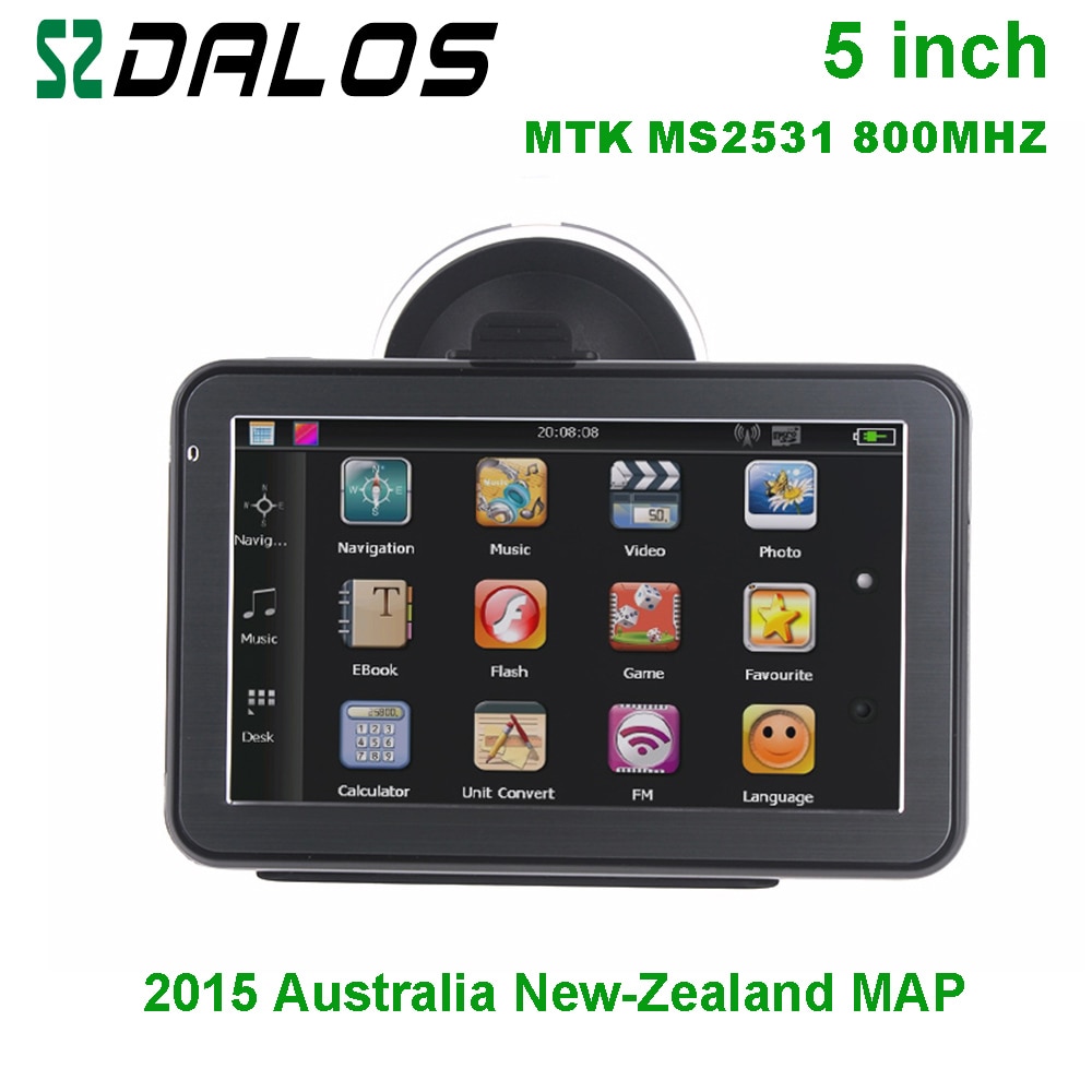 5 inch Car GPS navigation with MTK 800MHZ + WinCE 6.0+ FM Transmitter+ MP3 for Australia and Zealand