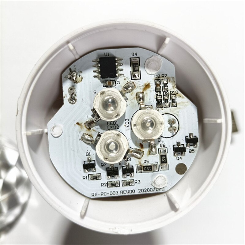 Usb Led Disco Verlichting Flexibele Lamp Rgb Dmx Led Crystal Magic Draaiende Bal Podium Licht Voor Kerst Wedding Party Licht