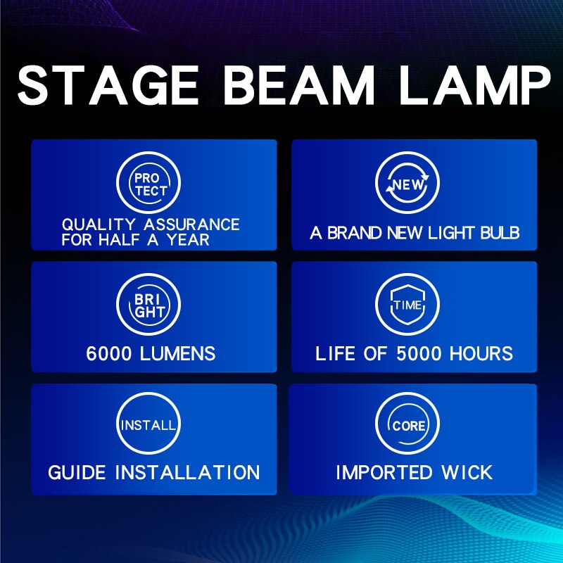 Sales 5R 200W Lamp Moving Beam 200 Lamp 5r Beam 5r Halogeenmetaaldamplampen Msd Platinum 5r Lamp stage Licht