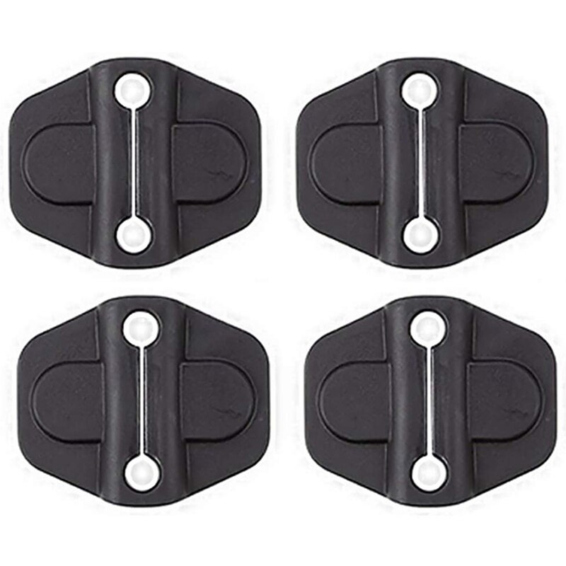 Dekoracja zamka drzwi pokrywa dla jeep kowboj Jl 2018 2019 osłona zamka drzwi naklejki akcesoria samochodowe czarny, 4 sztuk (2 drzwi)