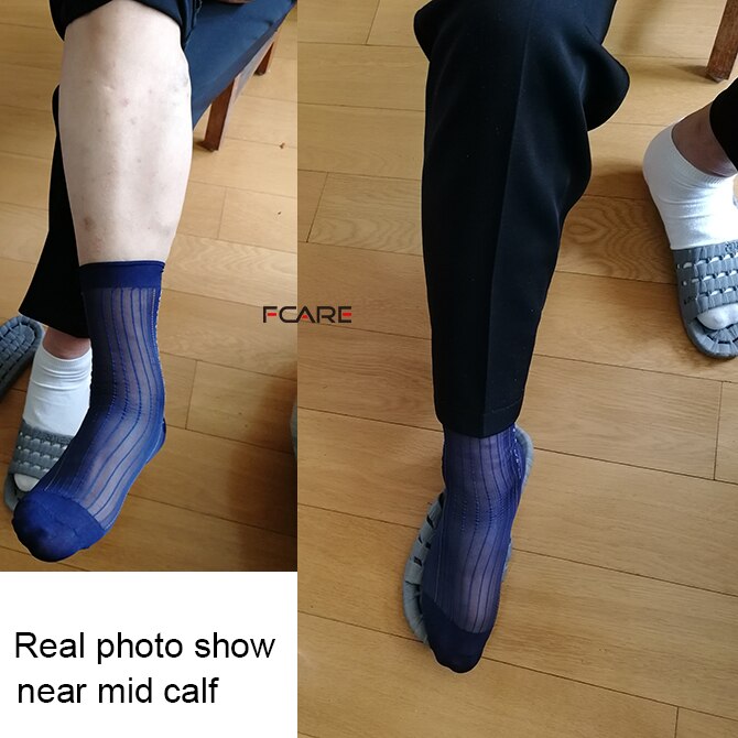 20PCS=10 pairs Nylon silk stockings men's summer ultra thin men's business crew dress breathable men's socks ice silk socks