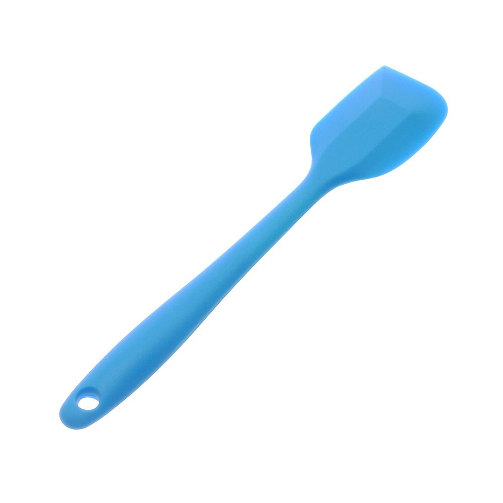 no palo espátula para mantequilla y crema pastelera espátula para mezclar masa cepillo panadería pan de postre pala herramienta para hornear de silicona: blue