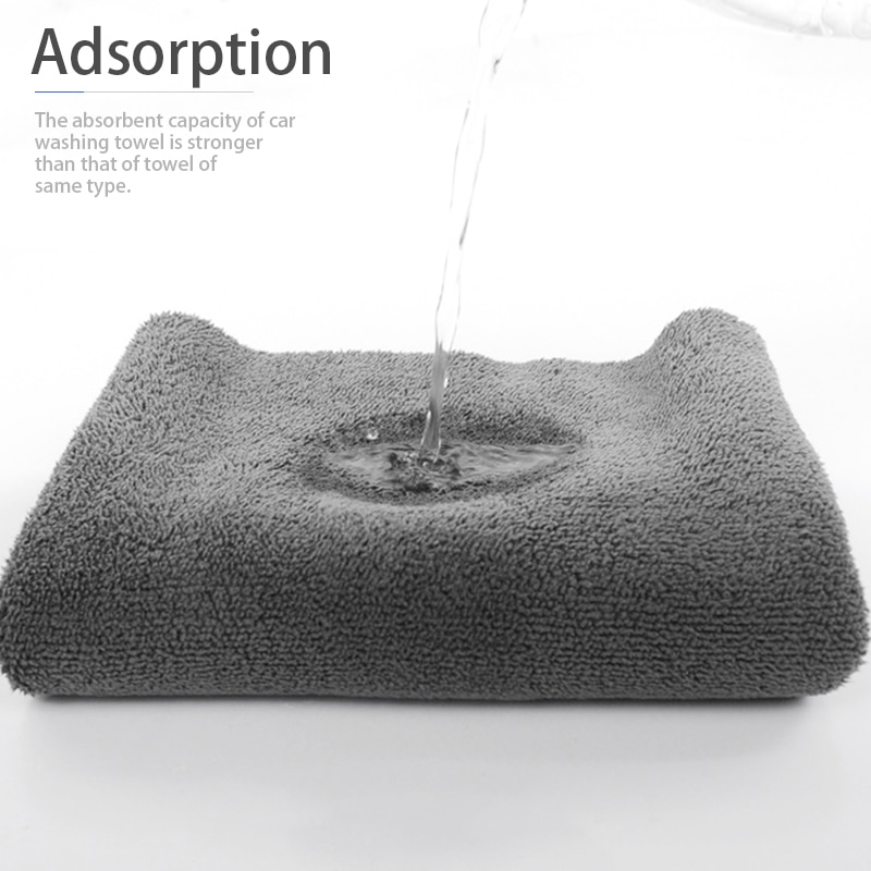 60*30cm autowashanddoeken 450/800 gsm multifunctionele handdoek voor autodetailing dikke autoreiniging superabsorberende droogdoek