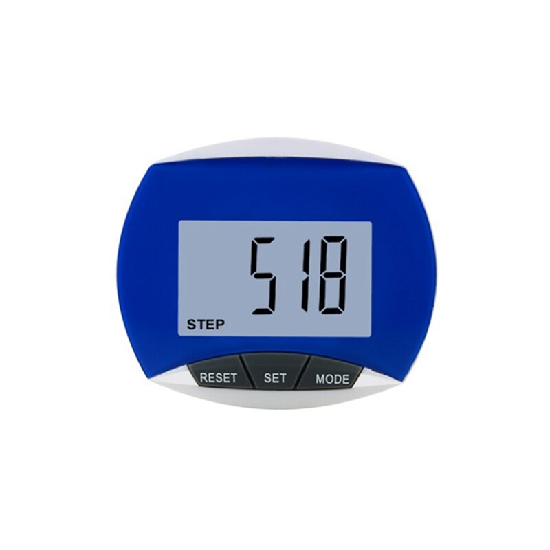 ABS plastic Multi-Function Mini Waterproof Digital Pedometer Step Movement Calorie Counter Fitness Equipment: L