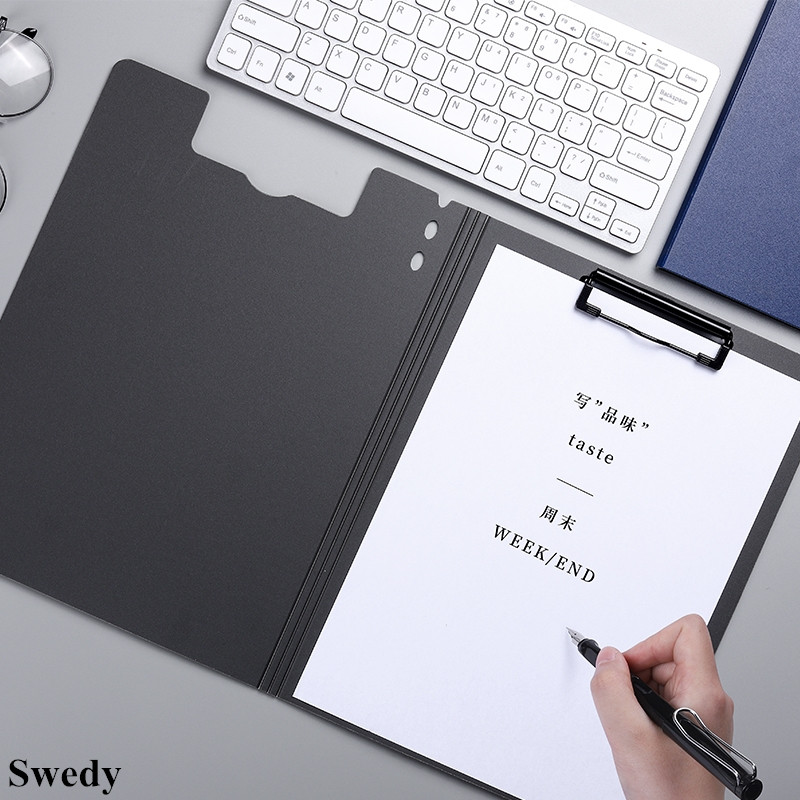 A4 Plastic File Folder/Test Paper/Contract Holder Office Documents Storage Clip Folder File Storage Clip Folder