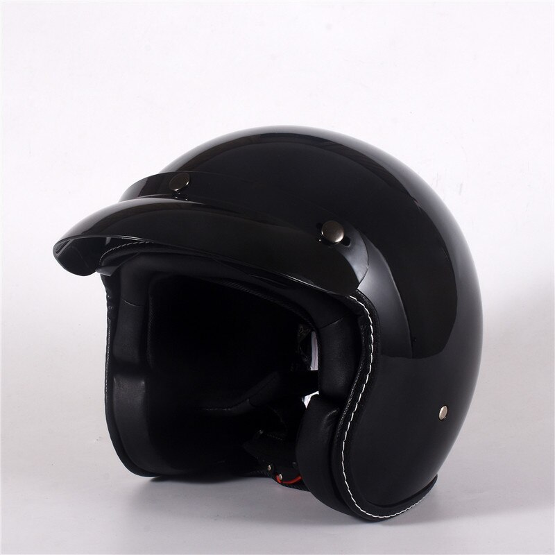 Motorcycle Helmets Electric Bicycle Helmet Open Face dark Lens Men Women Scooter Motorbike Moto Bike Helmet XS size