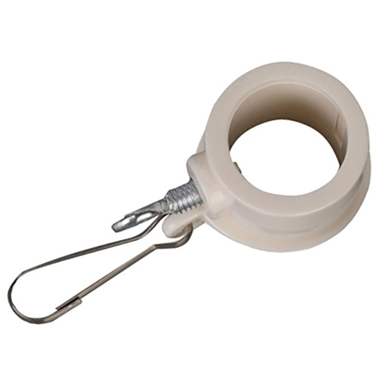 2 Stuks Plastic Vlaggenmast Montage Ringen Set Met Karabijnhaken Met Vaste Hookanti Wrap 360 Draaibare Ring Vlaggenmast Hardware