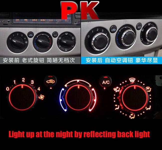 Accessoires pour Ford Focus Mondeo interrupteur bouton chauffage climatisation bouton cadrans réaménagement rotatif Mk2 Mk3